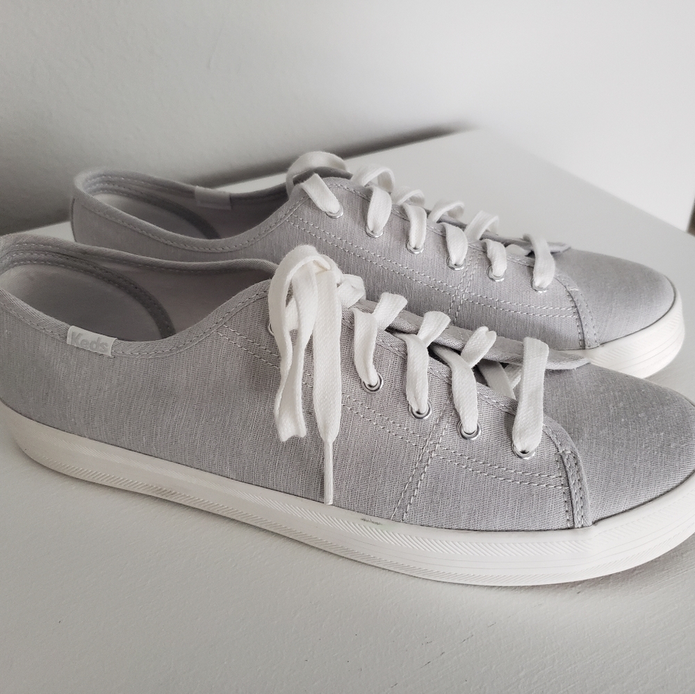 Keds Light Grey Canvas Shoes